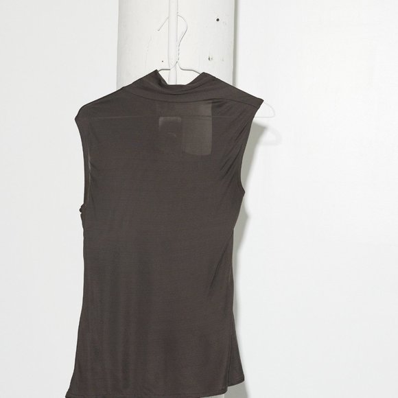 THE ROW asymmetric neckline drape tank top - Picture 2 of 2